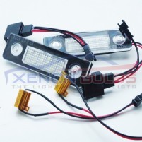 SKODA LED NUMBER PLATE UNIT 18 SMD WHITE CANBUS..